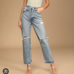 Agolde 90's loose fit Jean in color: isolate size 25